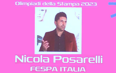 Il Presidente di FESPA Italia Nicola Posarelli alle Olimpiadi della Stampa